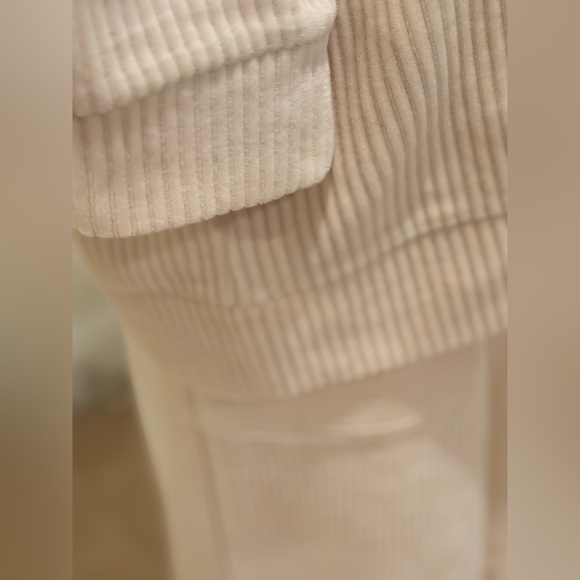 Talbots Beige Ribbed Knit Lounge Set - Picture 2 of 9